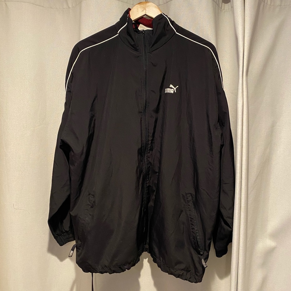 Vintage Puma black Windbreaker